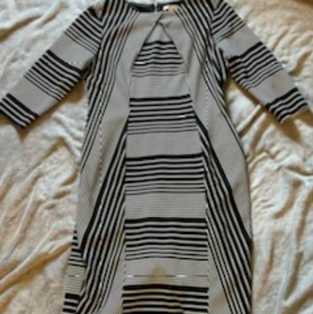 Black & White Stripe New York & Company Dress